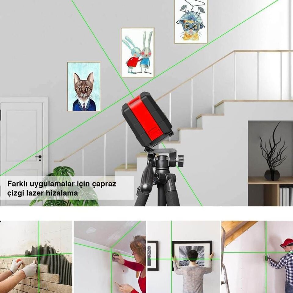 Kobb Kbl91Gtp 90 Metre Lazer Hizalama Yeşil Lazer