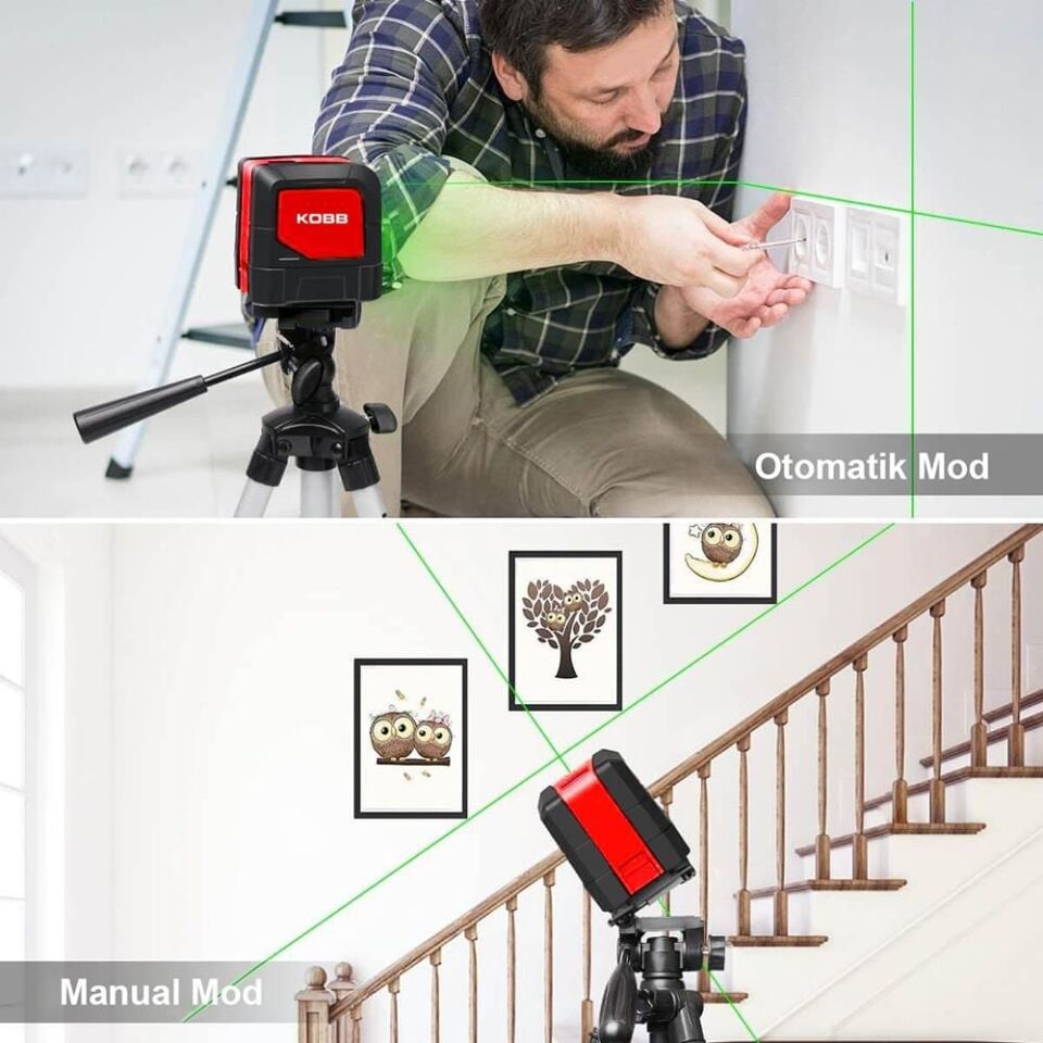 Kobb Kbl91Gtp 90 Metre Lazer Hizalama Yeşil Lazer