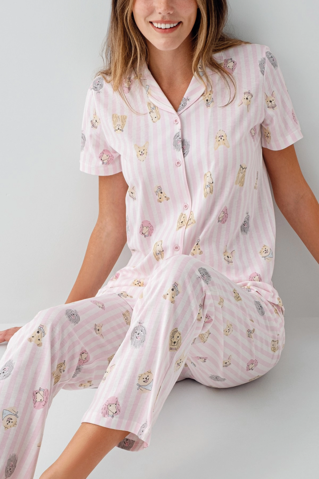 RolyPoly 3809-S Kadın Gömlek Pijama Takım