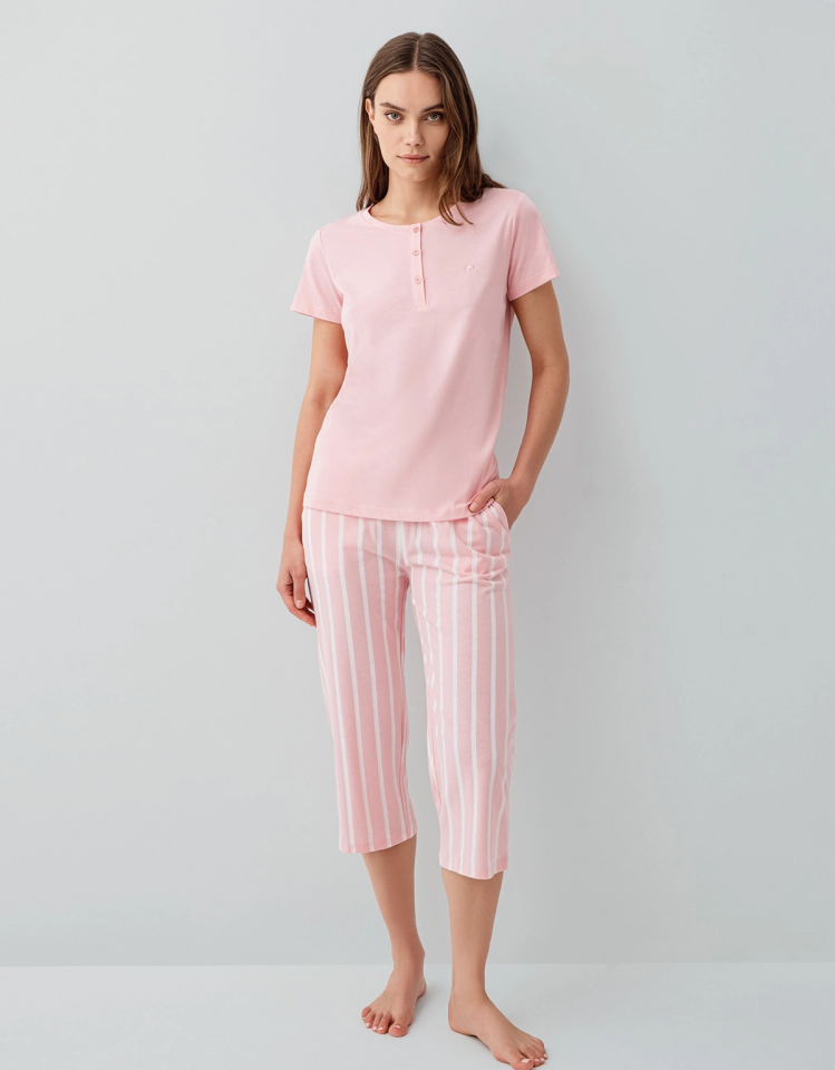 Pierre Cardin 9151-X Kadın Kapri İkili Takım