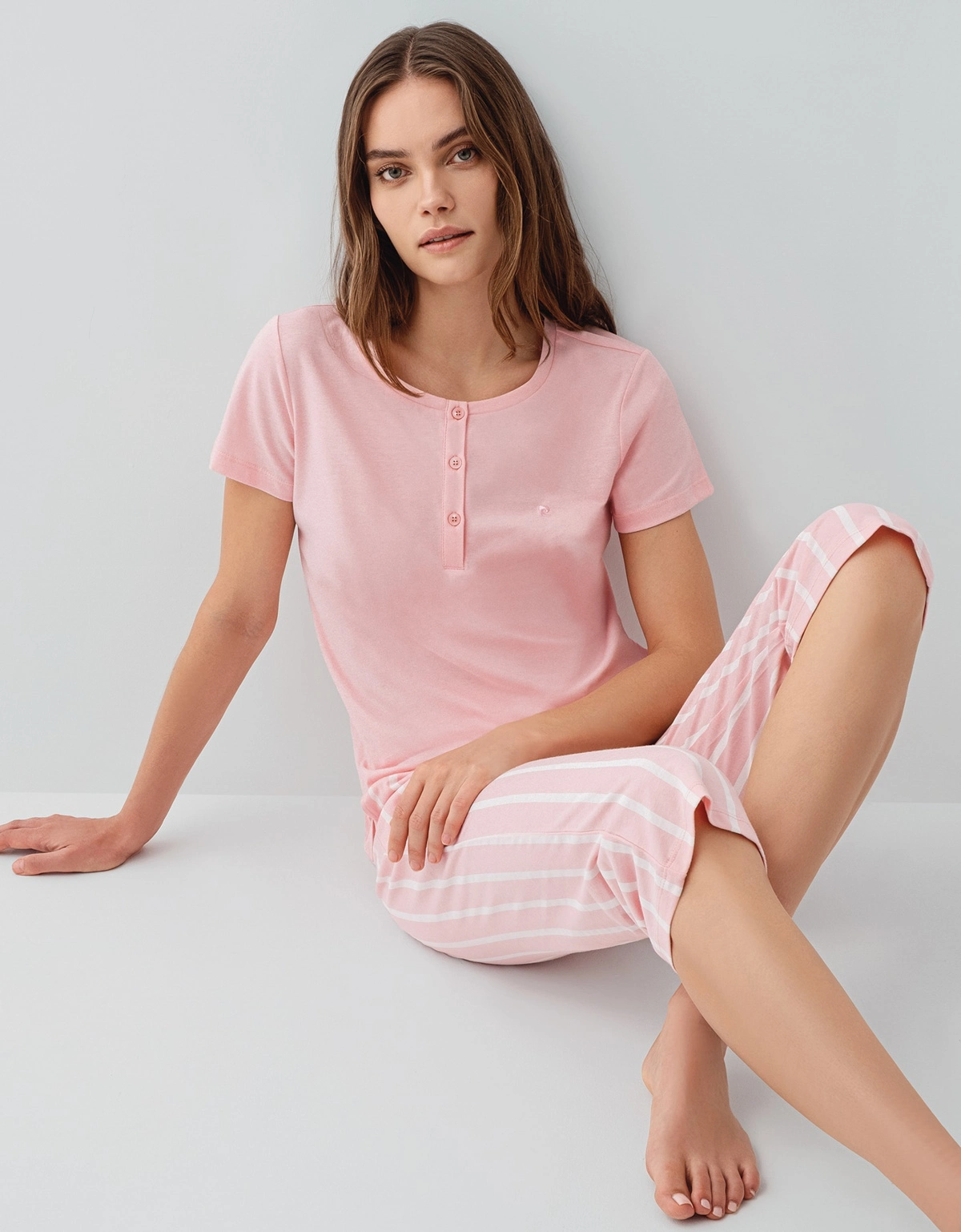 Pierre Cardin 9151-X Kadın Kapri İkili Takım