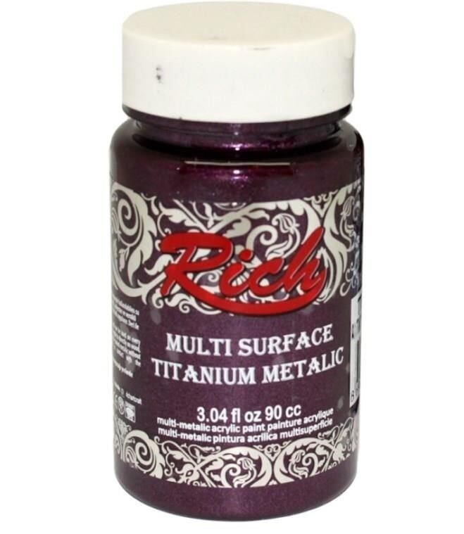 Rich Multi Surface Titanium 2560 Antik Mürdüm Metalik 90 Cc
