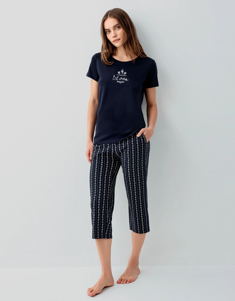 Pierre Cardin 9207-S Kadın Kapri İkili Takım