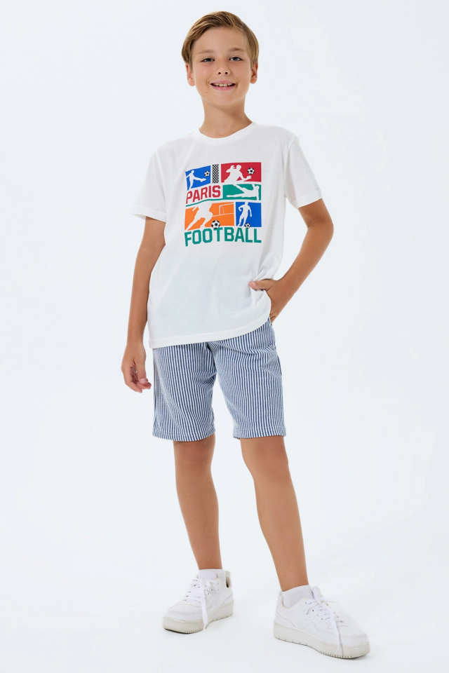 RolyPoly 3755-2 Erkek Çocuk Bermuda Takım