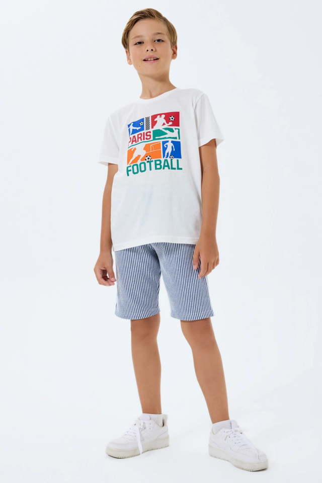 RolyPoly 3755-2 Erkek Çocuk Bermuda Takım