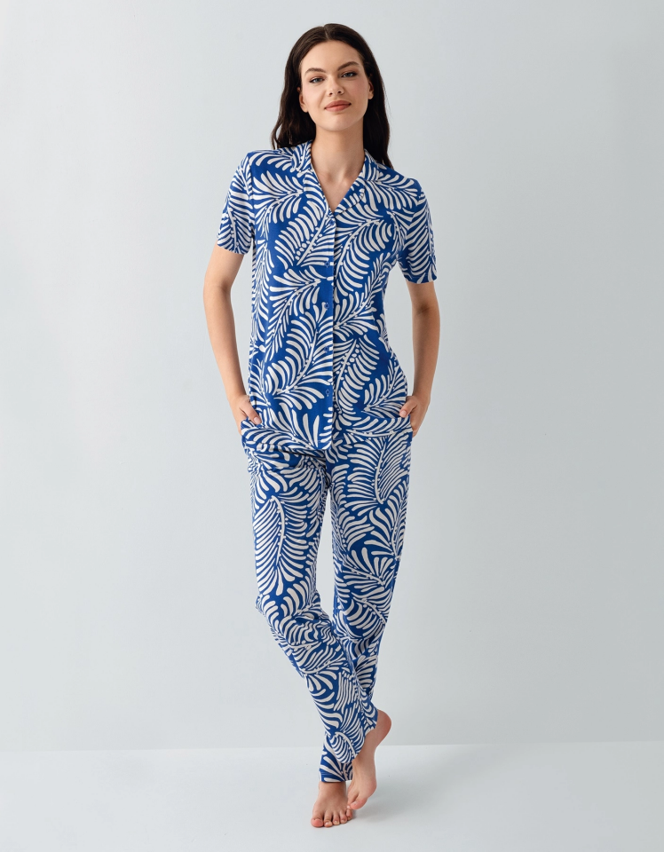 Arnetta 3607-S Kadın Gömlek Pijama Takım