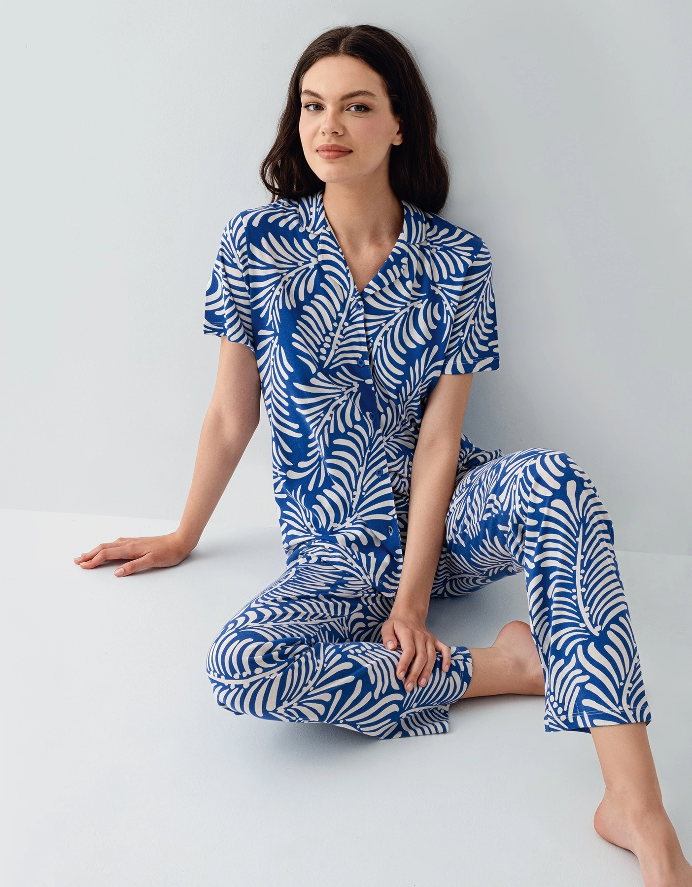 Arnetta 3607-S Kadın Gömlek Pijama Takım