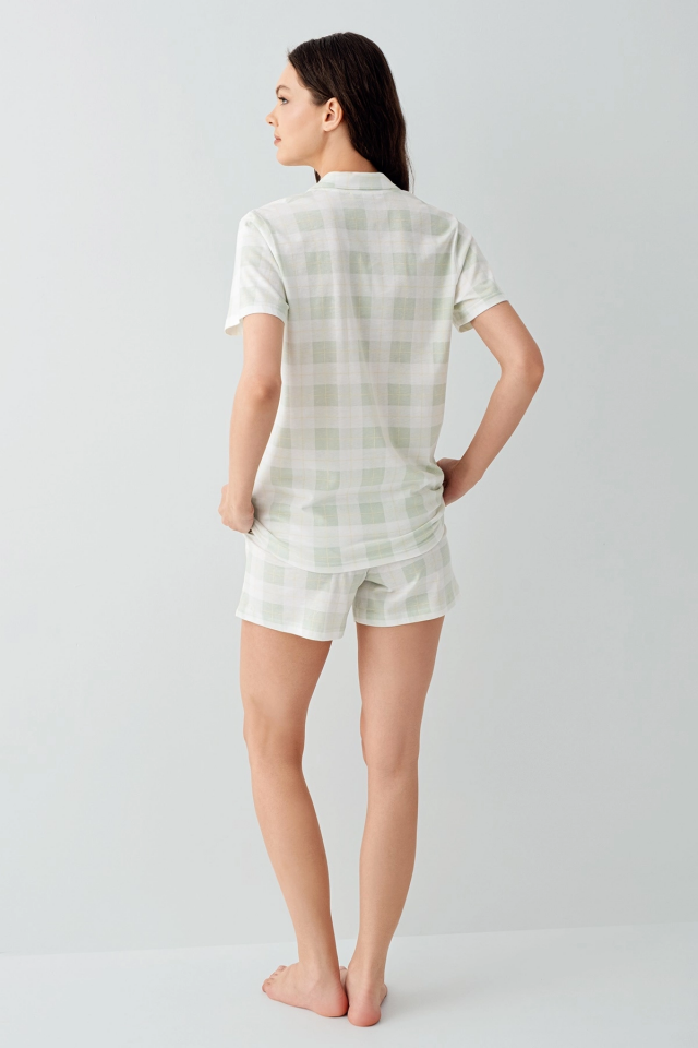 Arnetta 3578-S Kadın Gömlek Pijama Şort Takım