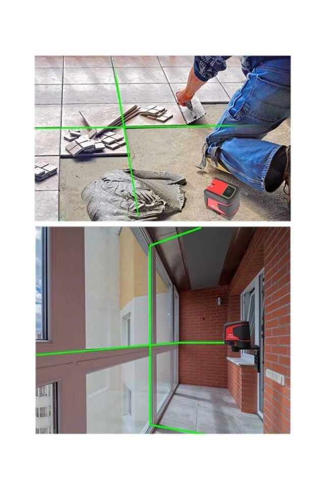 UniT Lm570LdIı Yeşil Çizgi Lazer Hizalama Cihazı 10 Metre