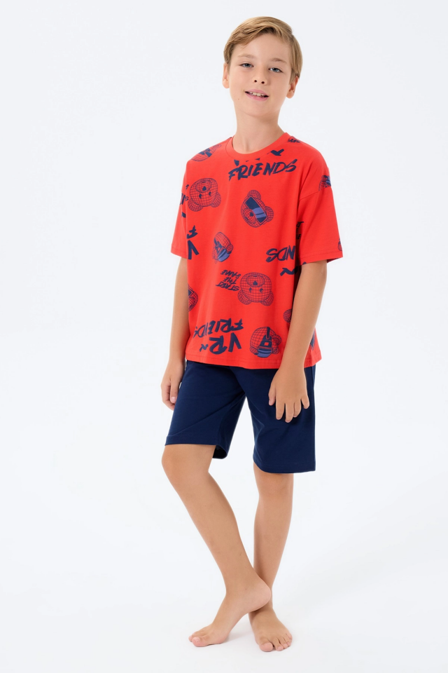 RolyPoly 3751-2 Erkek Çocuk Bermuda Takım