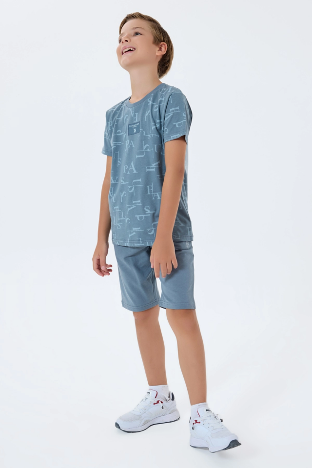 US Polo 2411-G Erkek Garson Bermuda Takım