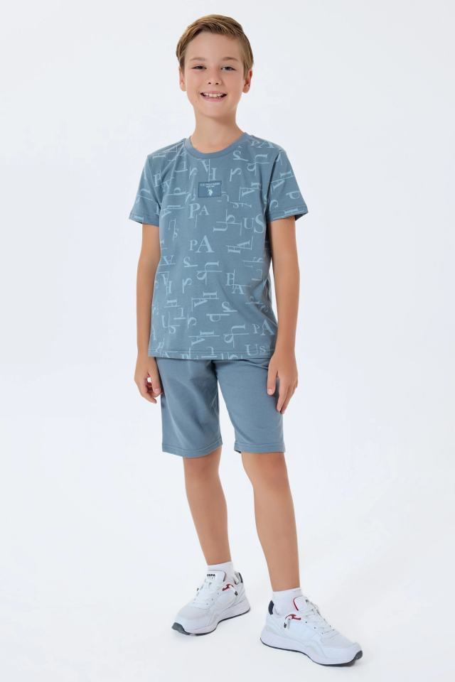 US Polo 2411-G Erkek Garson Bermuda Takım