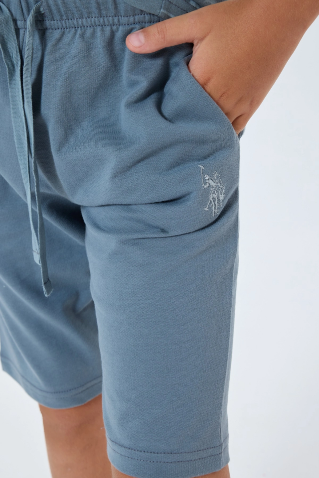 US Polo 2411-G Erkek Garson Bermuda Takım