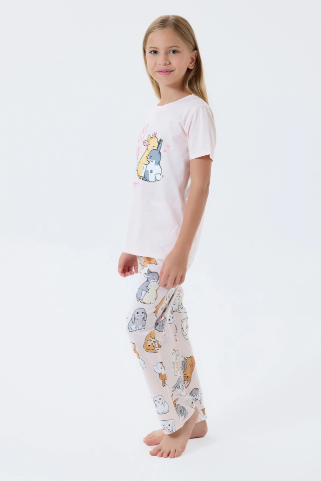 RolyPoly 3774-G Kız Garson Pijama Takım