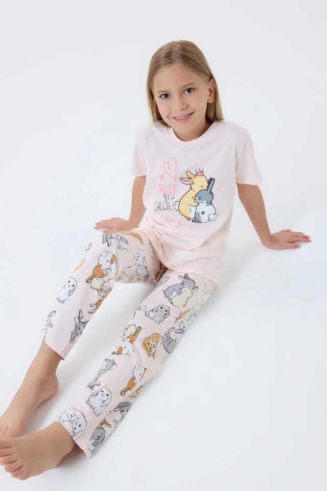 RolyPoly 3774-G Kız Garson Pijama Takım