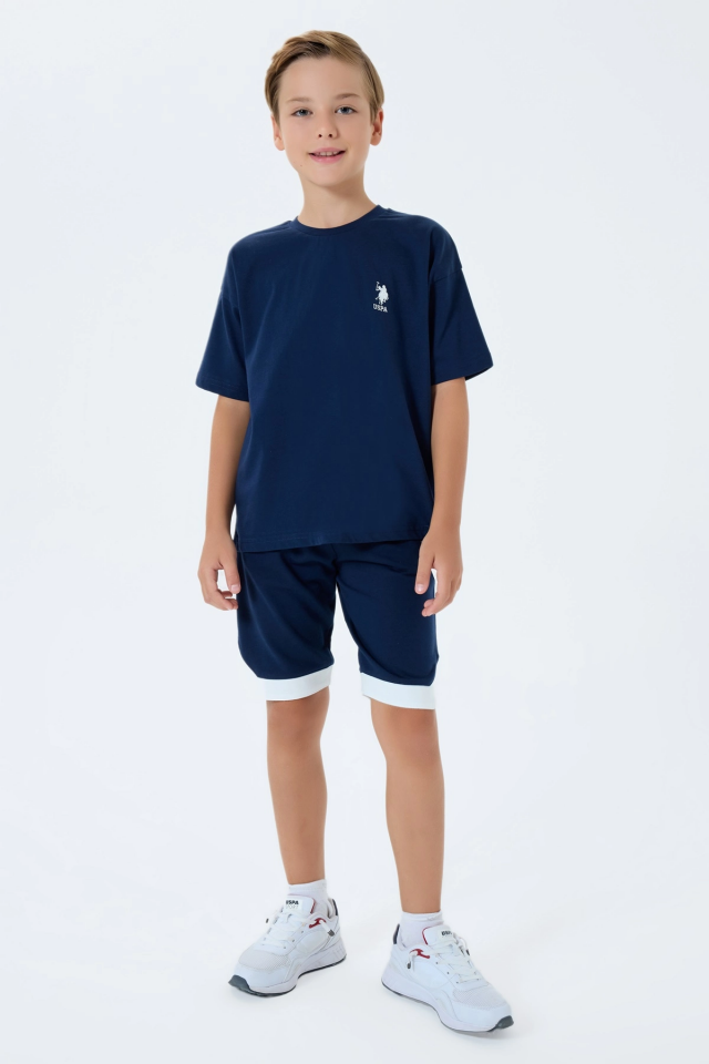 US Polo 2403-4 Erkek Çocuk Bermuda Takım