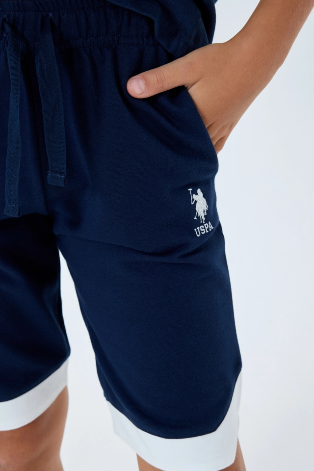 US Polo 2403-4 Erkek Çocuk Bermuda Takım
