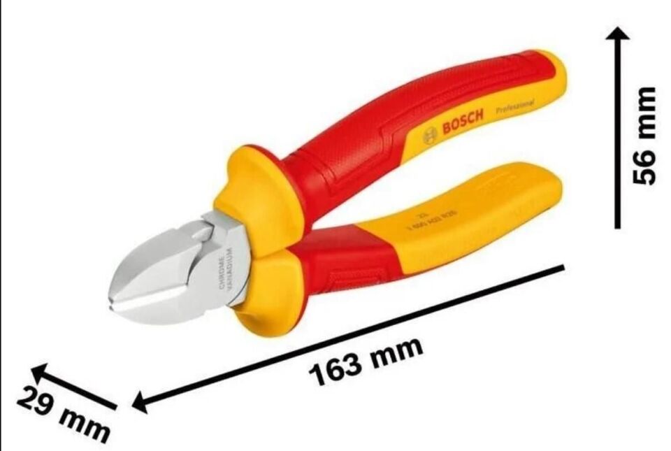 Bosch Profesyonel İzoleli Yan Keski 160 Mm