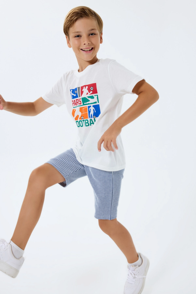 RolyPoly 3755-G Erkek Çocuk Bermuda Takım