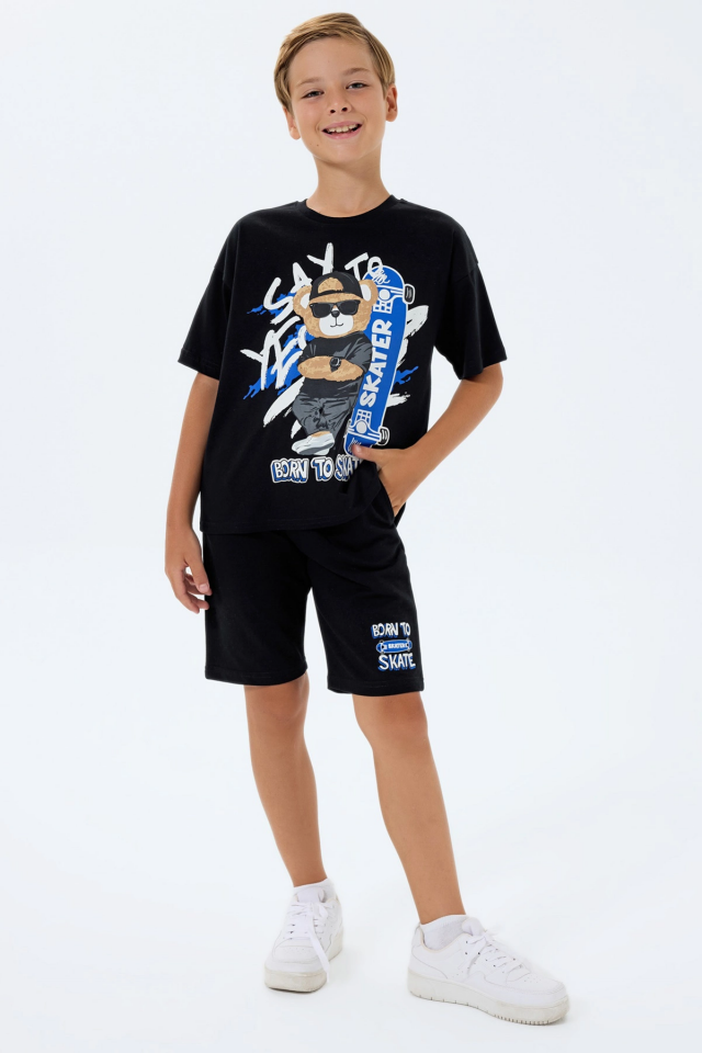 RolyPoly 3733-G Erkek Garson Bermuda Takım