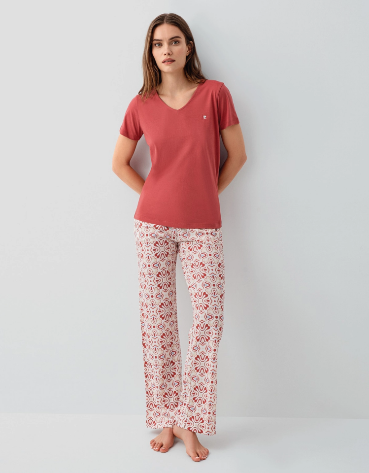 Pierre Cardin 9195-X Kadın Kısa Kol Pijama Takımı