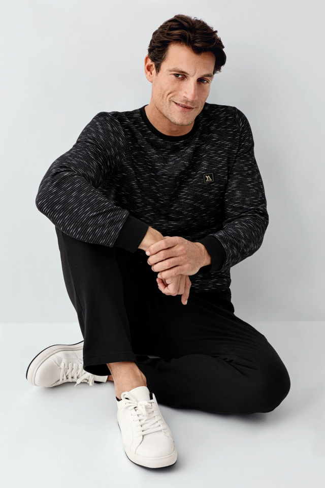 Arnetta 3504-S Erkek Uzun Kol Pijama Takım