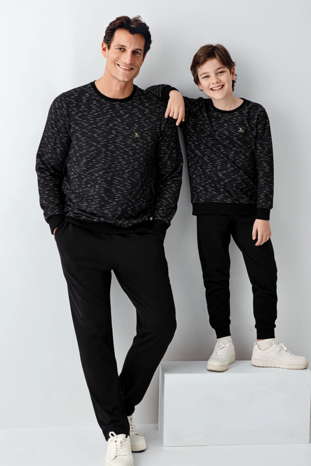 Arnetta 3504-S Erkek Uzun Kol Pijama Takım