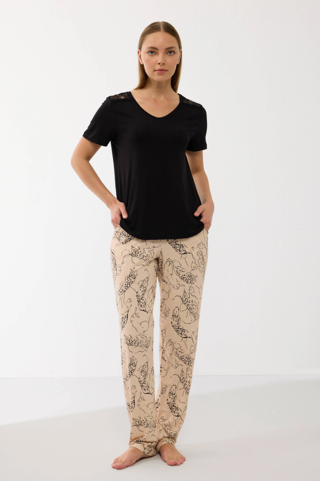 Anıl 11650 Kadın T-Shirt Ve Pantalon Takım