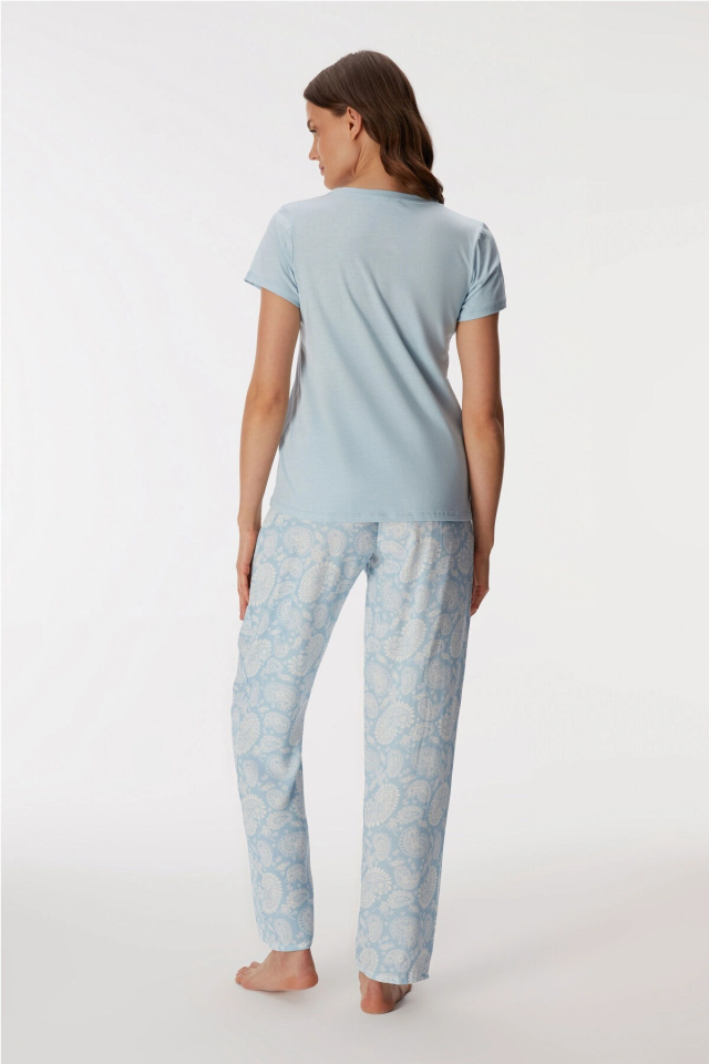 Anıl 11351 Kadın T-Shirt Ve Pantalon Takım