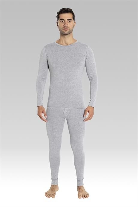 Erkek Termal Takım Alt Üst İçlik Gri