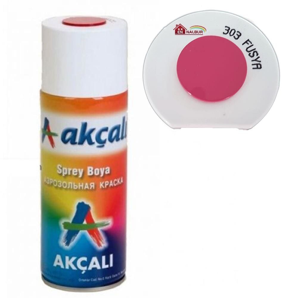 Akçalı Sprey Boya 400 Ml 303 Fuşya