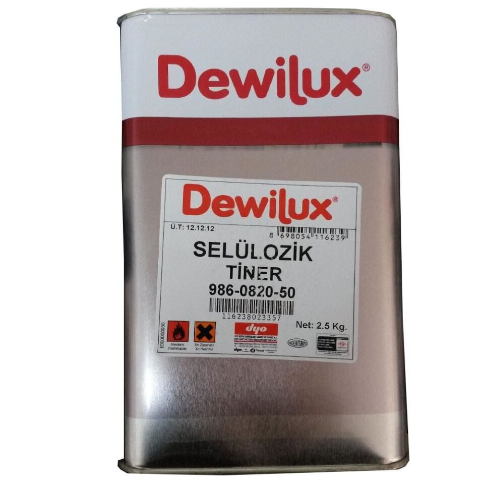 Dewilüx Selülozik Tiner 2,5 Kg
