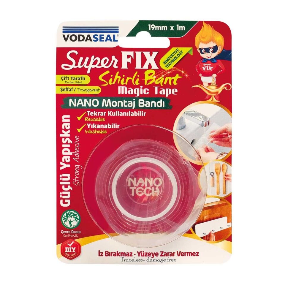 Vodaseal Süper Fix Sihirli Bant 19 Mm 1 Metre