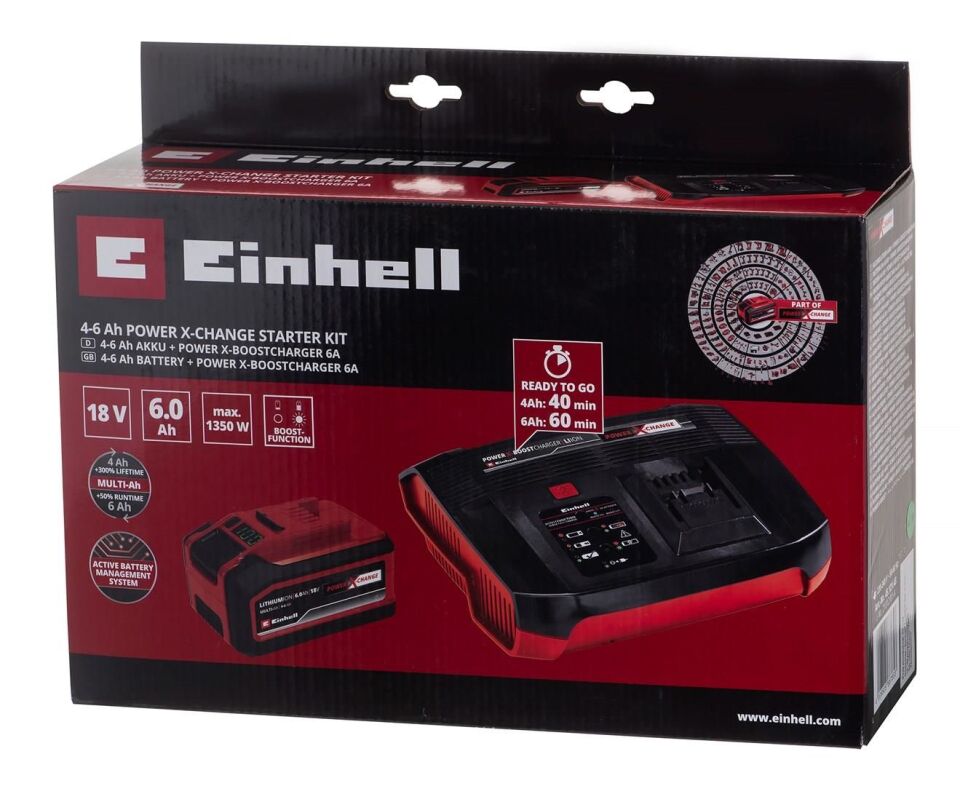 Einhell Power XChange 46 Ah Akü Ve Şarj Cihazı Seti