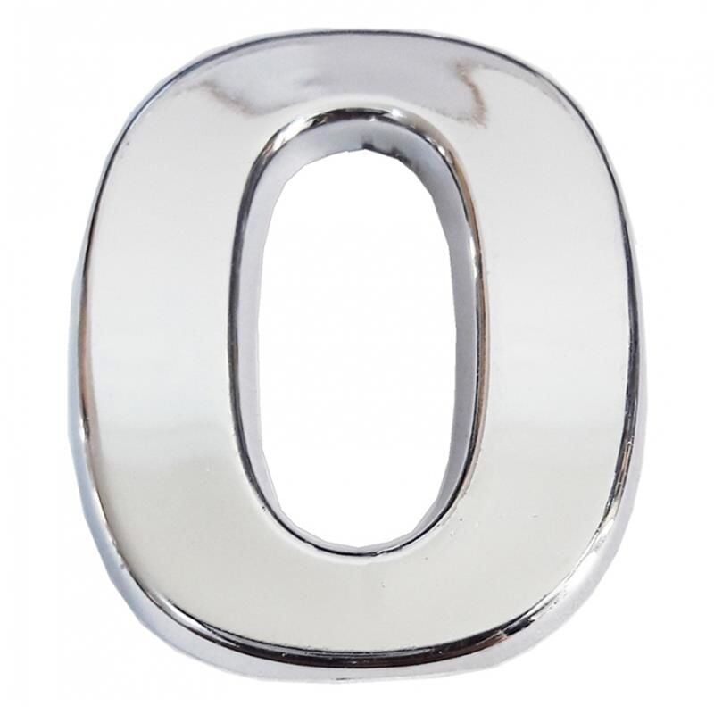 Cemax Krom Yapışkanlı 0 Rakamı 5 Cm