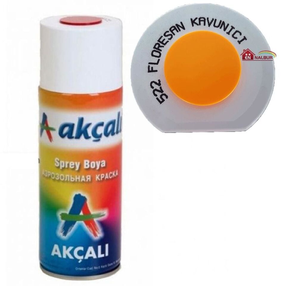 Akçalı Sprey Boya 400 Ml 522 Florasan Kavuniçi