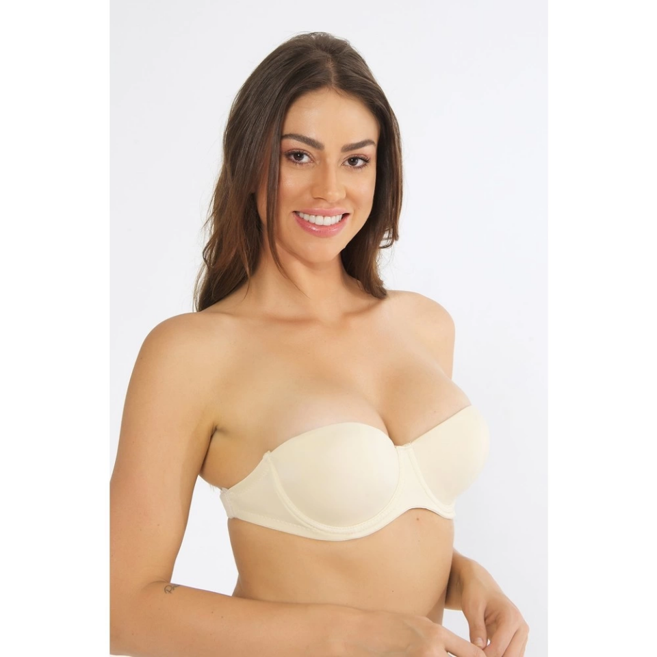 Nurteks 1502 Desteksiz Sırttan Ayarlanabilir Sütyen