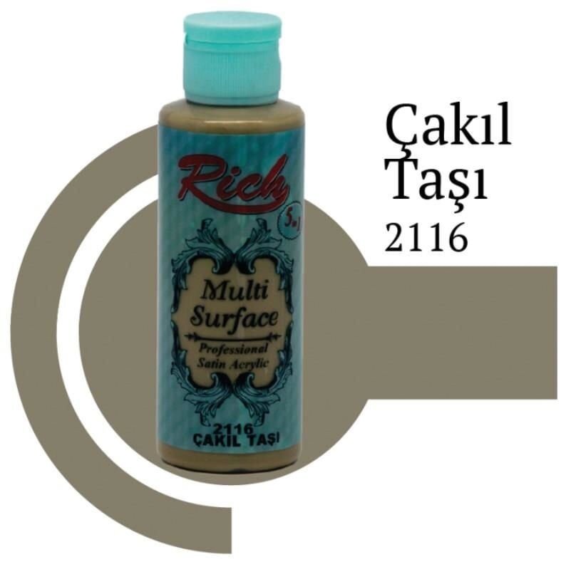 Rich Multi Surface 2116 Çakıl Taşı Akrilik Boya 120 Cc