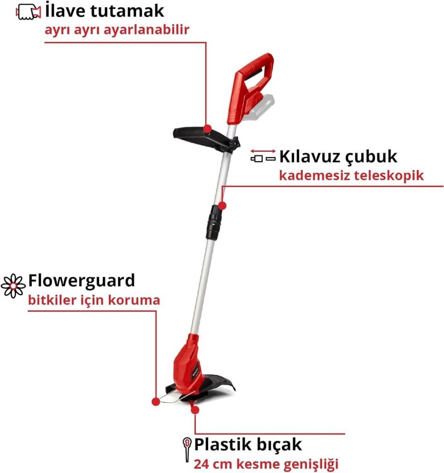 Einhell GcCt 18/24 Solo Kenar Kesme Makinesi ( Akü Ve Şarj Hariç)
