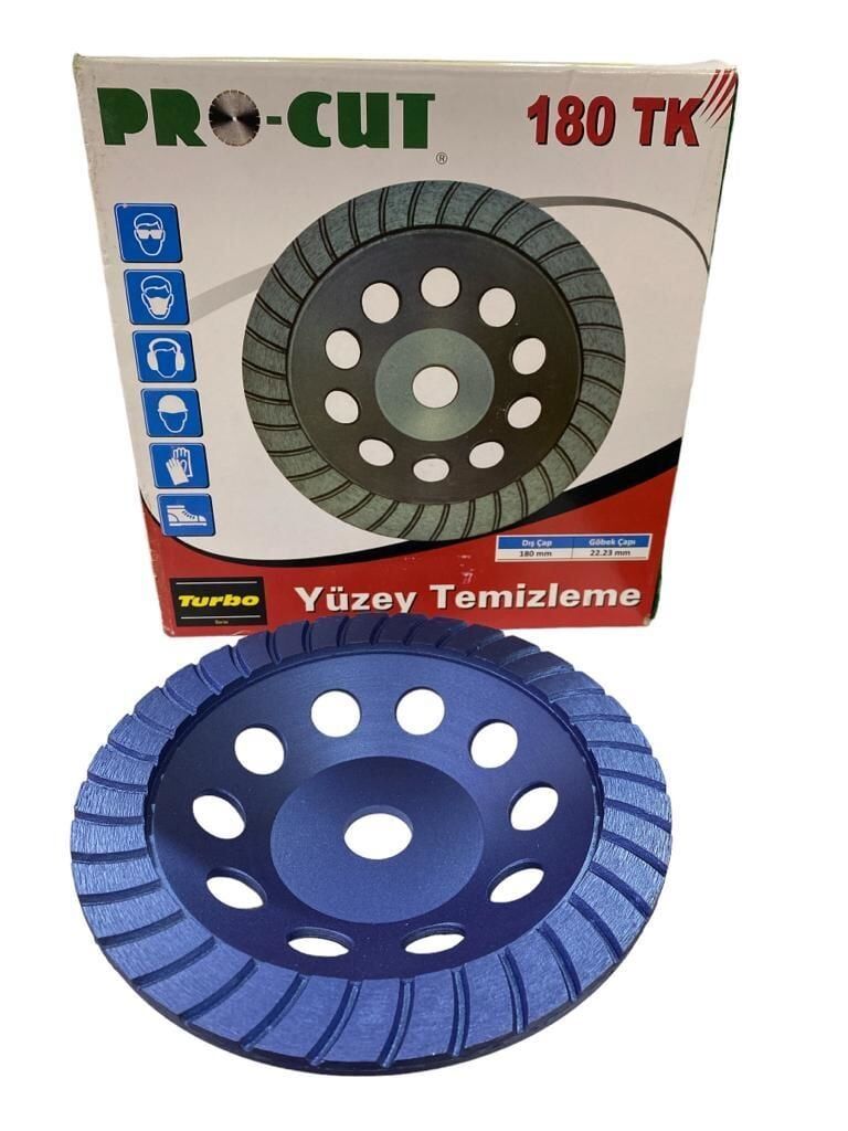 Procut 51187 Turbo Serisi Yüzey Temizleme 180 Mm