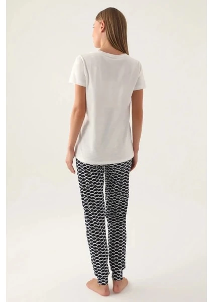 Arnetta 2871-S  Kadın Kısa Kol Pijama Takımı