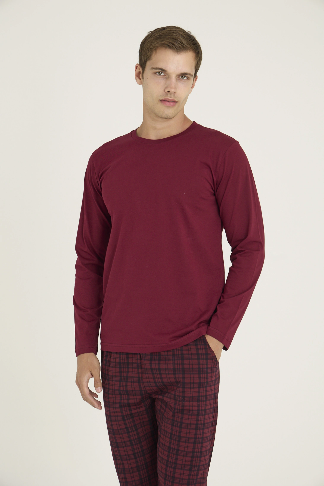 Kocabey 9273 Erkek  O Yaka Pijama Takımı