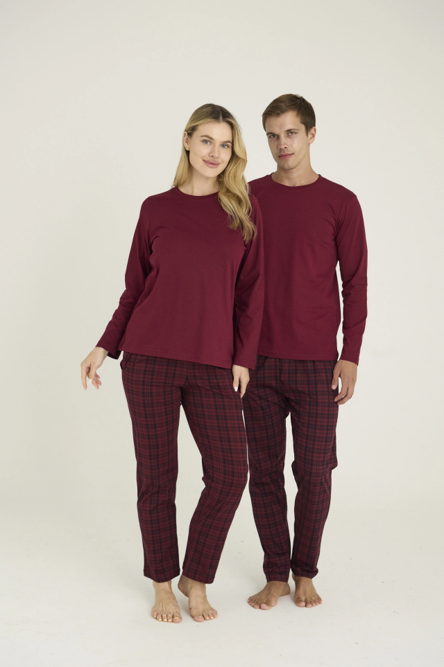 Kocabey 9273 Erkek  O Yaka Pijama Takımı