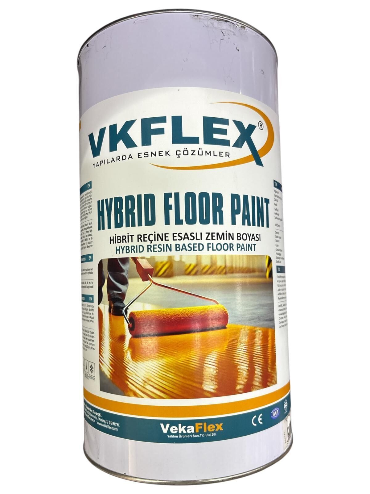 Ennalbur Vkflex Hybrid Floor Zemin Boyası 5 Kg  Ral 9005