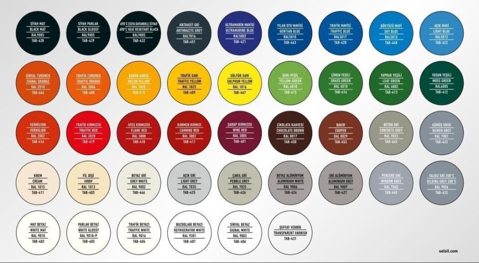 Selsil Rainbow Akrilik Sprey Boya 5002 Ultra Marin Mavi