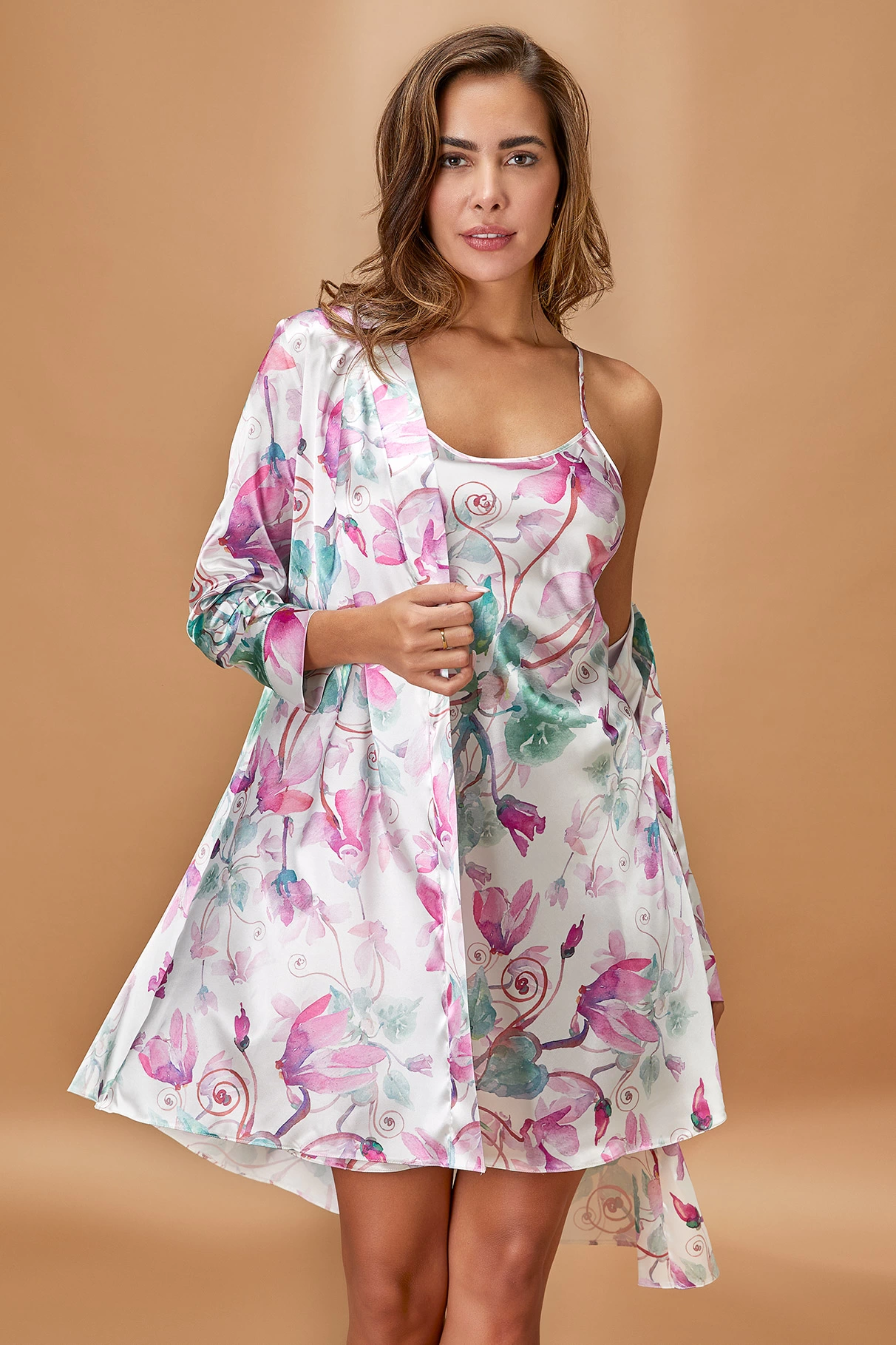 Nurteks 5354 Sabahlıklı Gecelik Takım