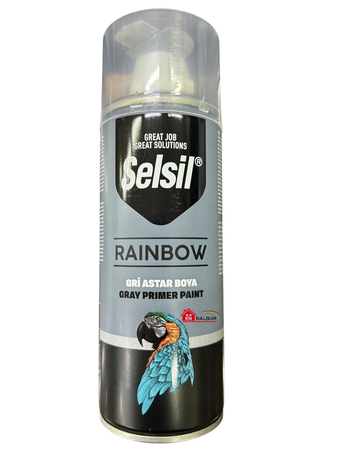 Selsil Rainbow Akrilik Sprey Astar 7042 Gri