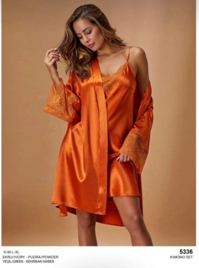 Nurteks 5336 Bayan Sabahlık Ve Gecelik Takım