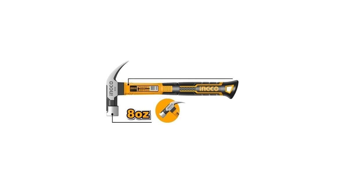 İngco HCHD0086 Fiberglas Saplı Çekiç 220 Gr